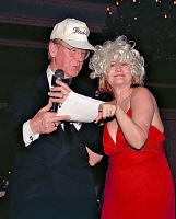 Gala Auctioneer Gant Redmon and his assistant Sheila Mudd